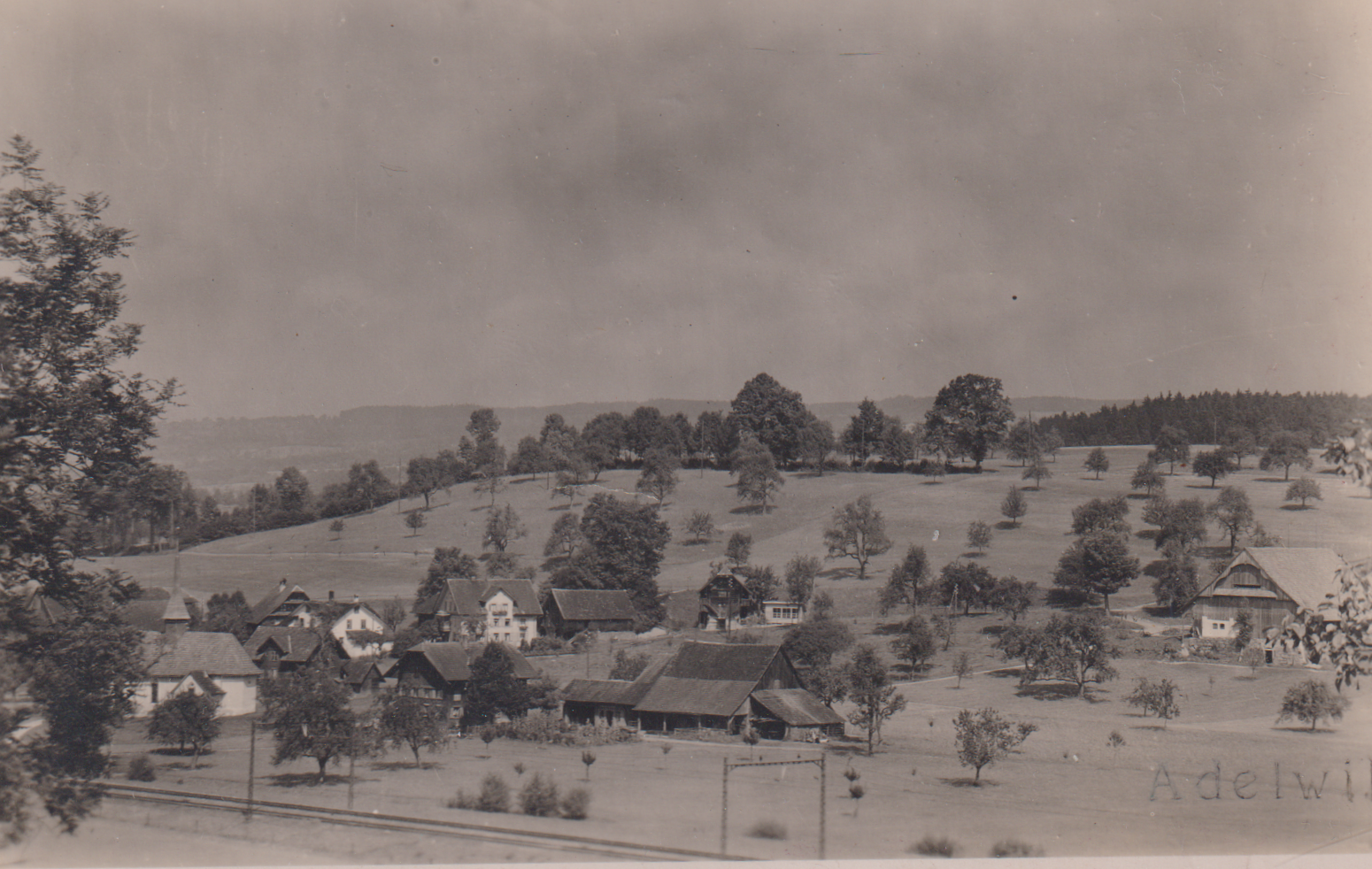 Ansichtskarte von Knutwil 1939