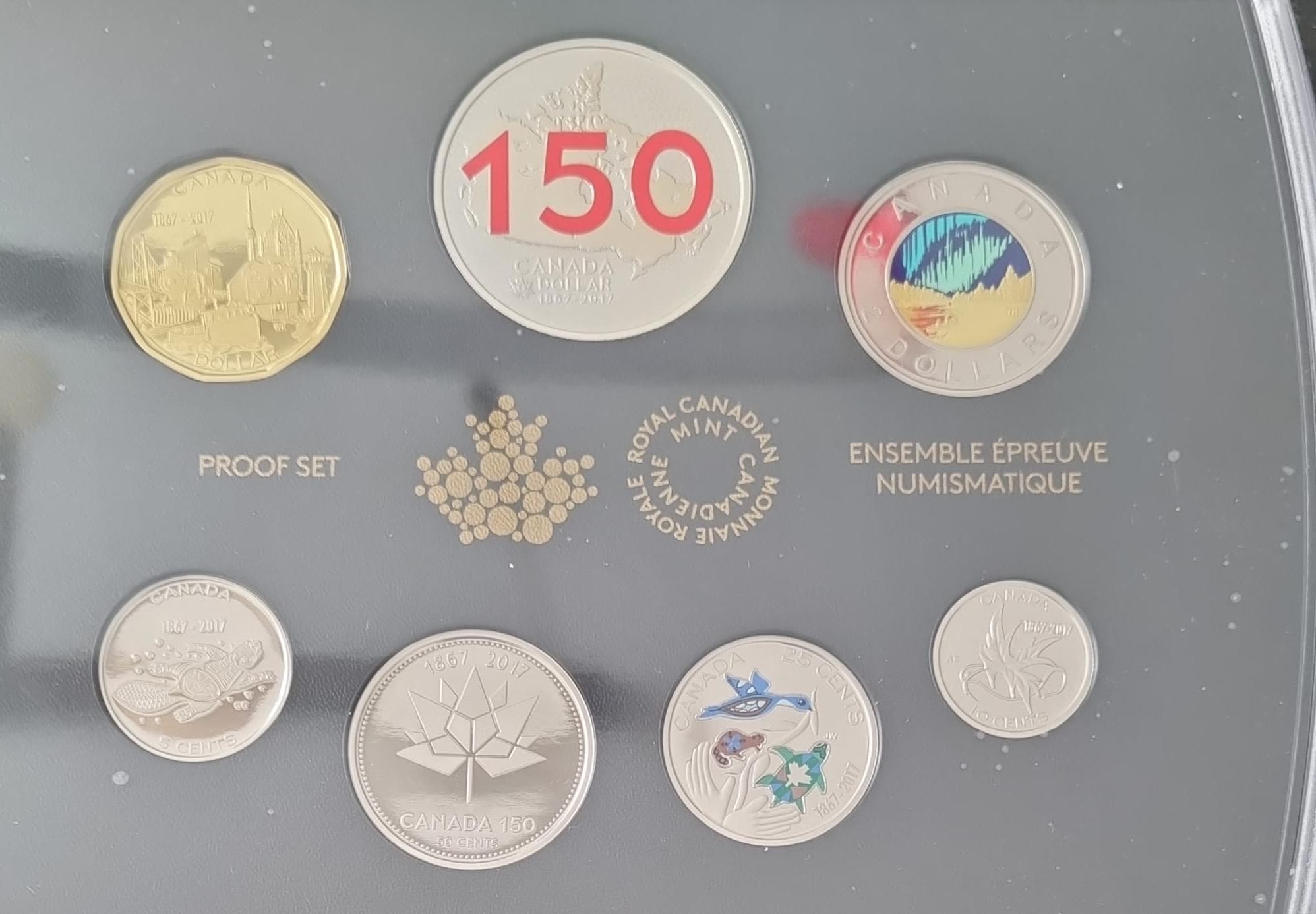 Canada Silber Set  5 Cent - 2 Dollar