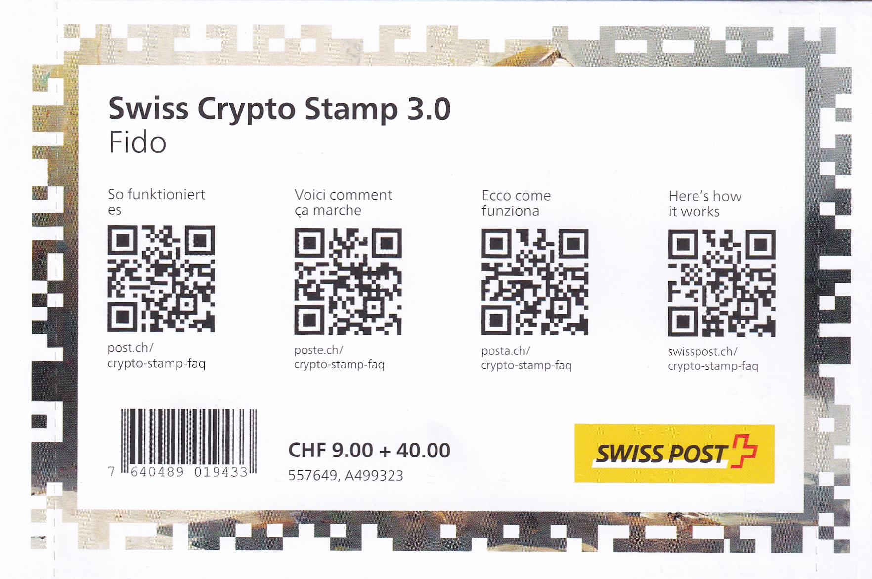 2023 Krypto  3.0 Fido postfrisch