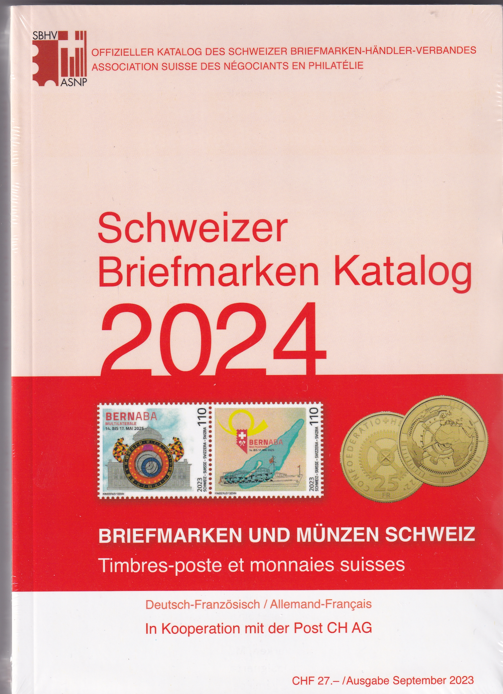 Schweizerischer Briefmarken Katalog 2024