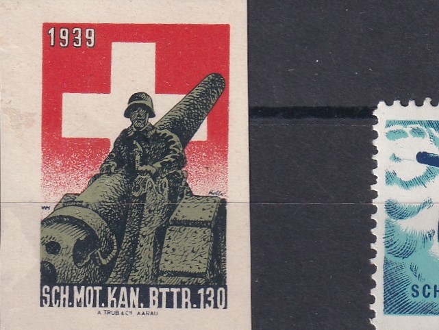 Soldatenmarken: Schwere Mot. Kan. Batterie 130 ungezähnt