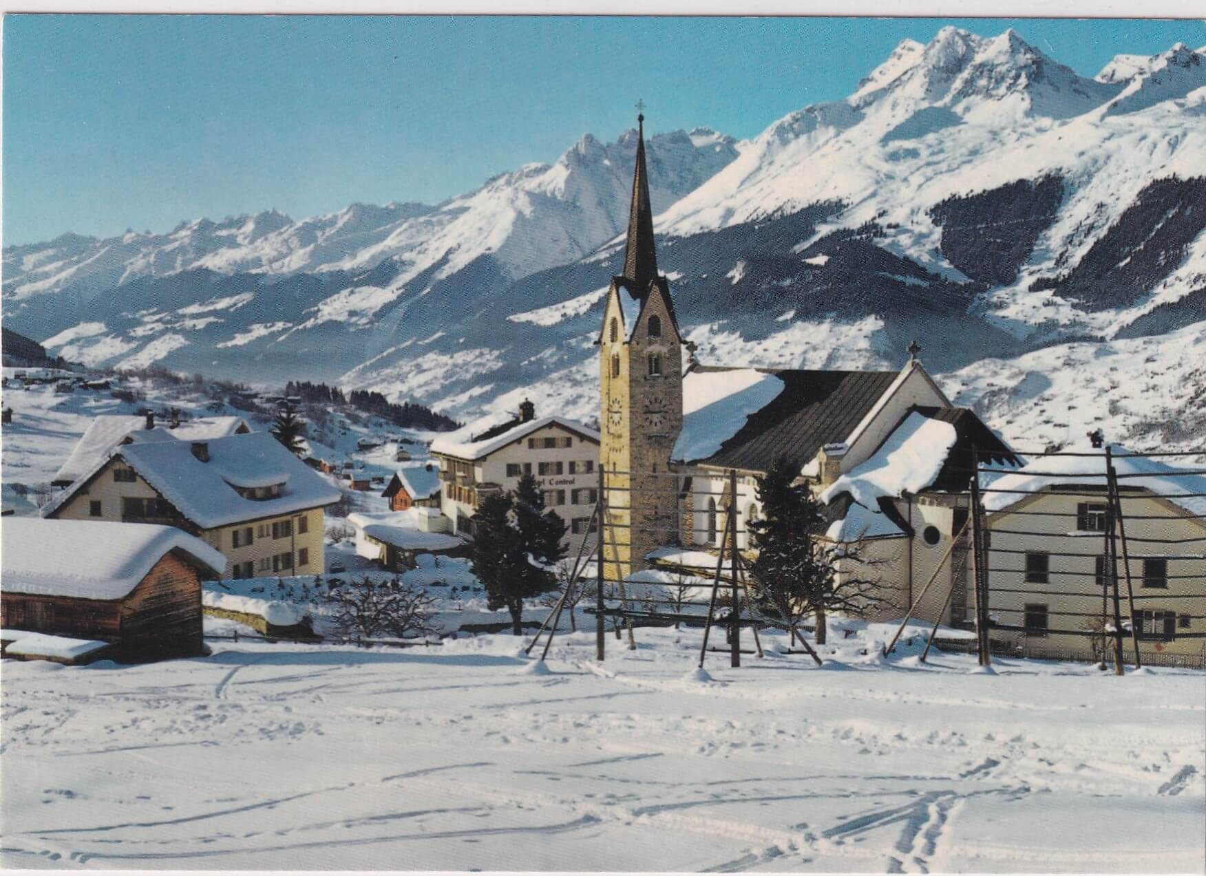 25.3.1968 Obersaxen - Urdorf Ansichtskarte