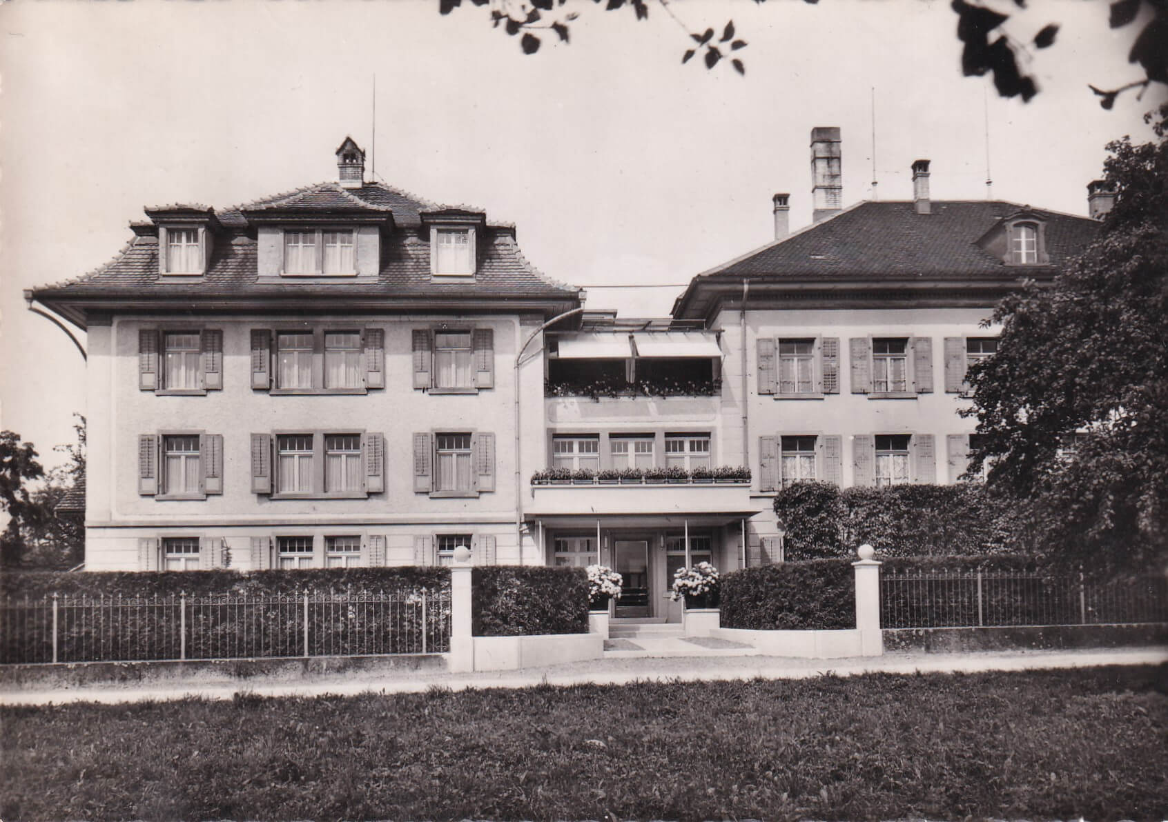 Ansichtskarte Baar 22.1.1951 Baar Krankenasyl