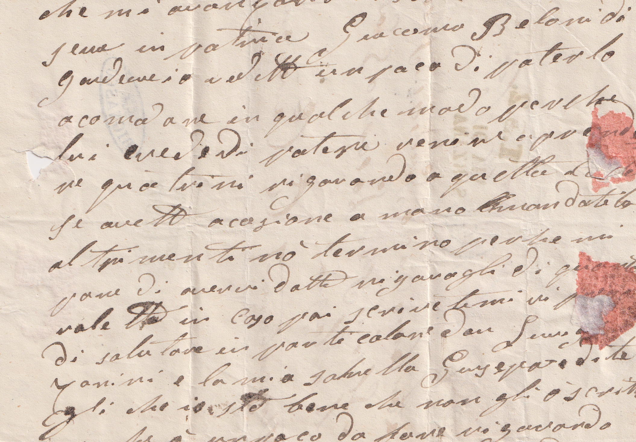 Kirchenstaat MI Nr. 6B -Stempel ROM  27.Sept 1853 via Genua - CAVEGNO Strahlenstempel Ankunfststempel