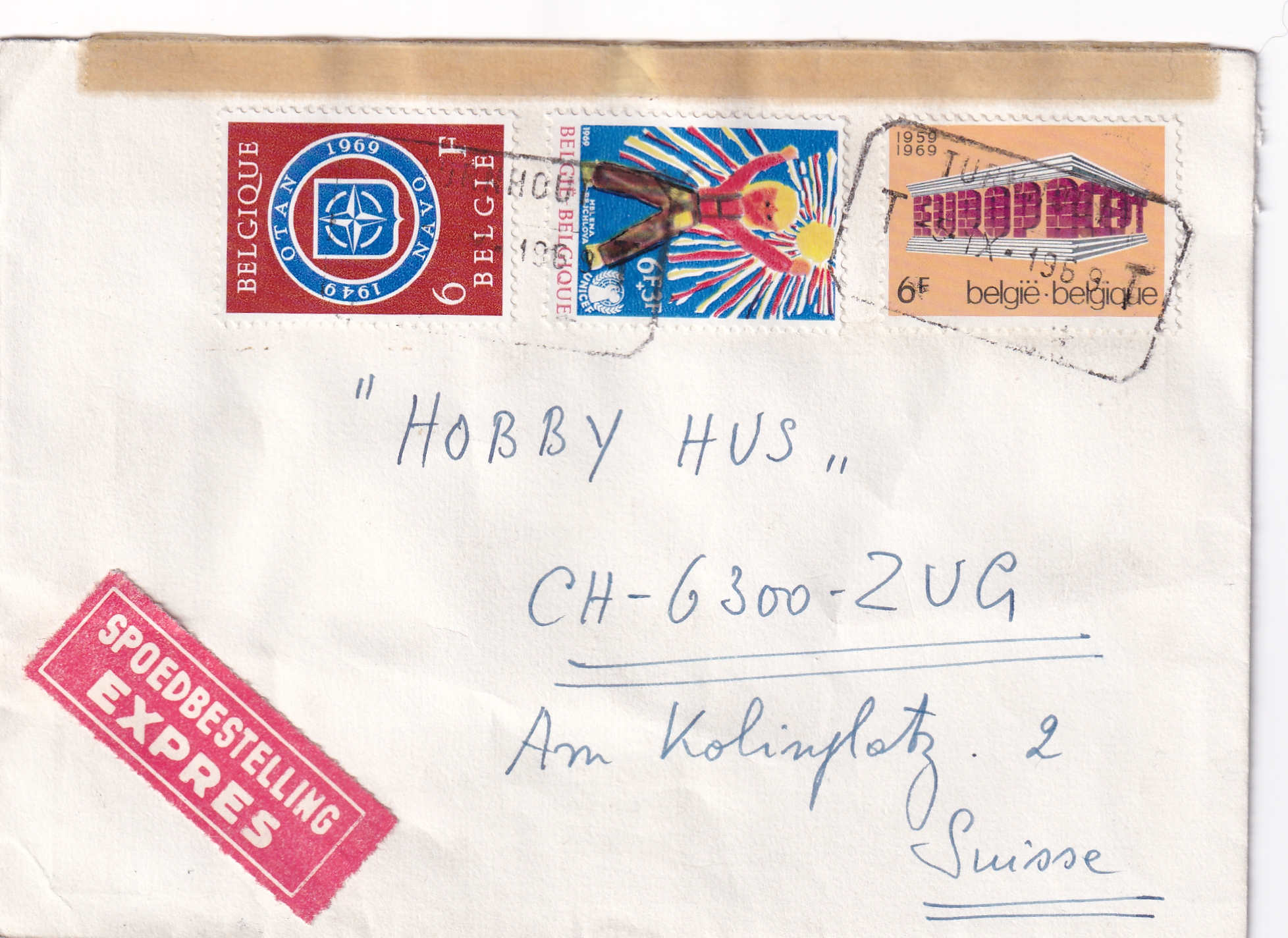 1969 Turnhout BEL - Zug  Express