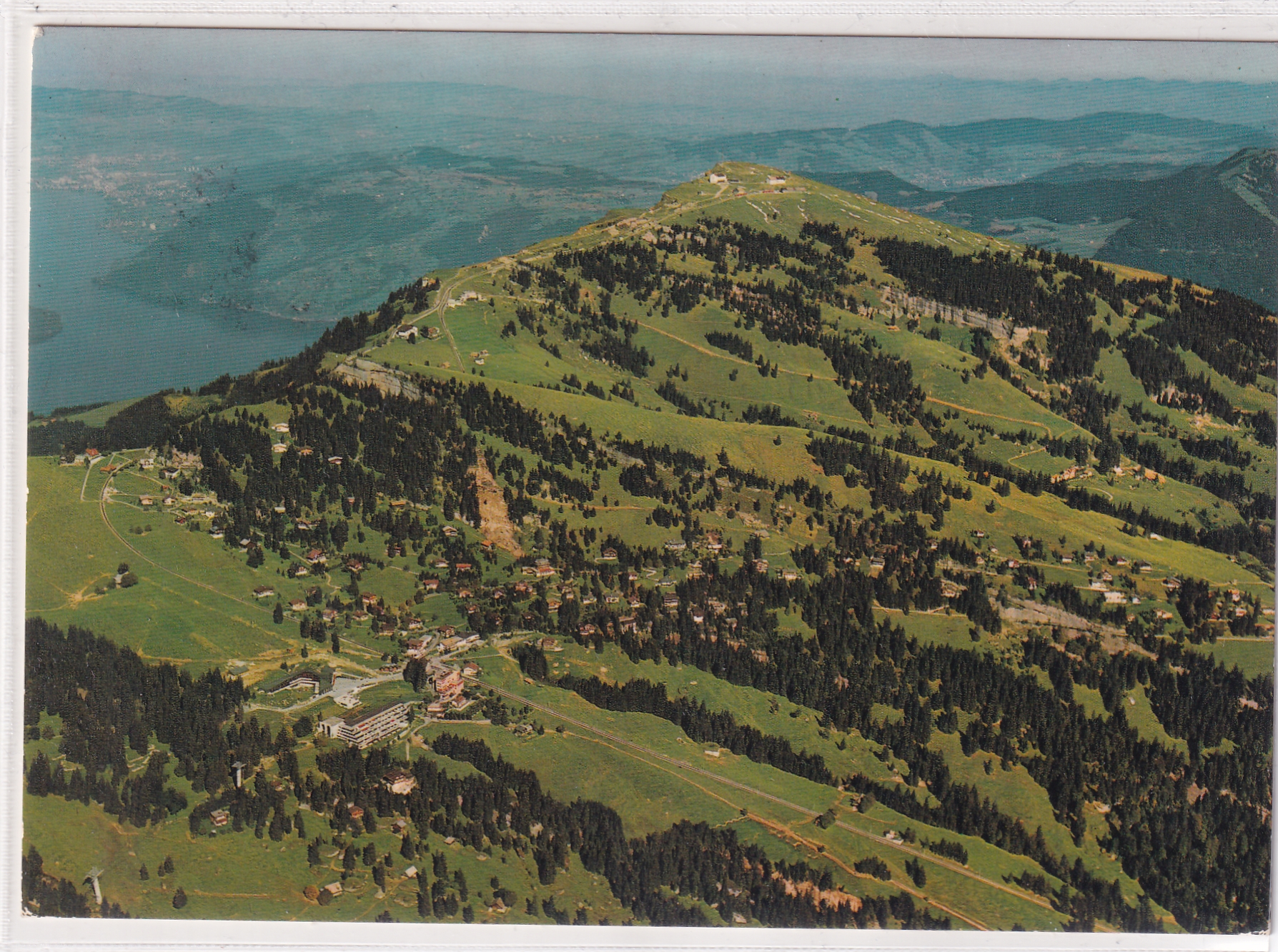 1974 Rigi Flugaufnahme Swissair
