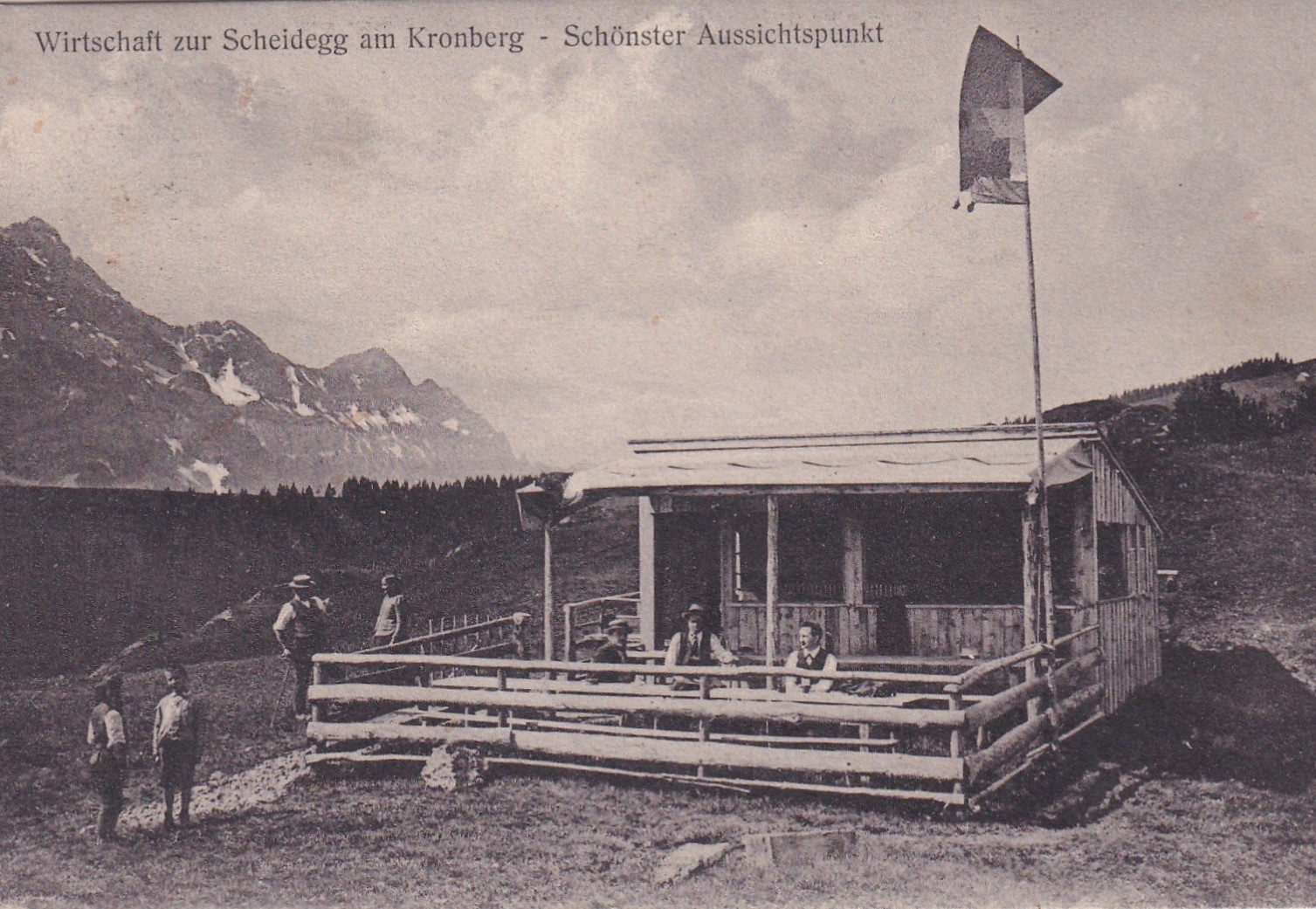 Ansichtskarte: Scheidegg am Kronberg AI