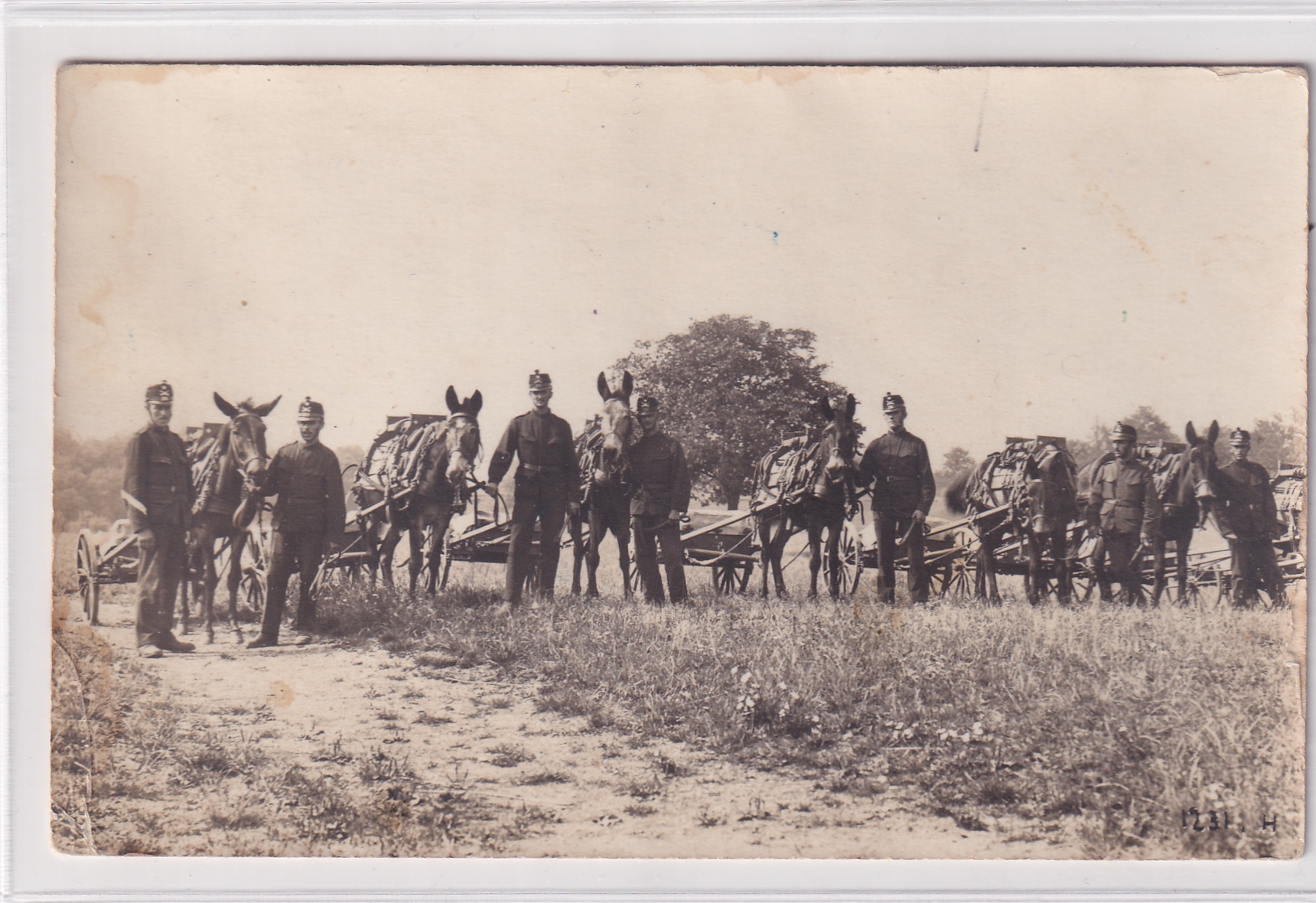 Schweizer Militärkarte von Mels 1916