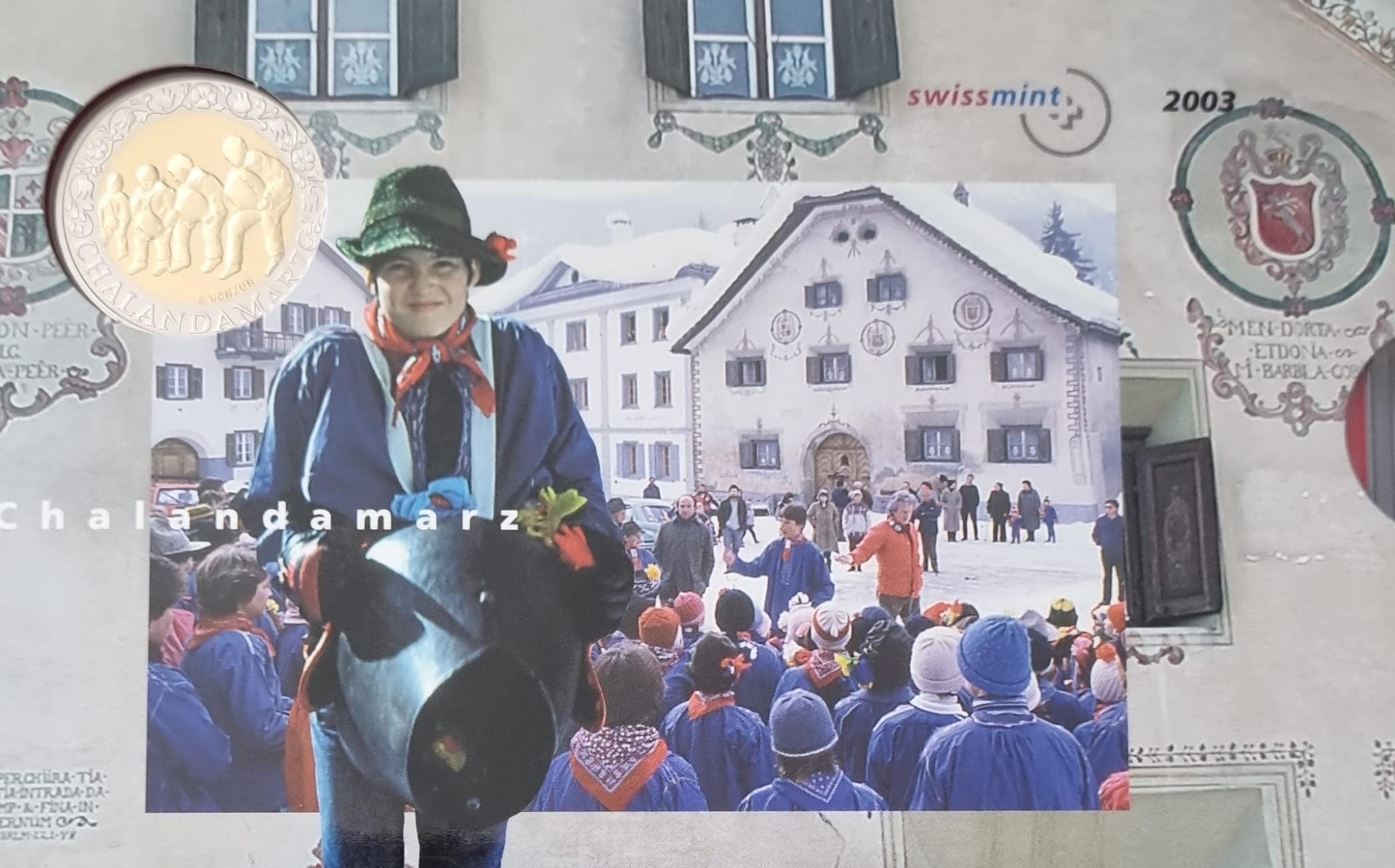 Poste Locale mit Kreuzeinfassung