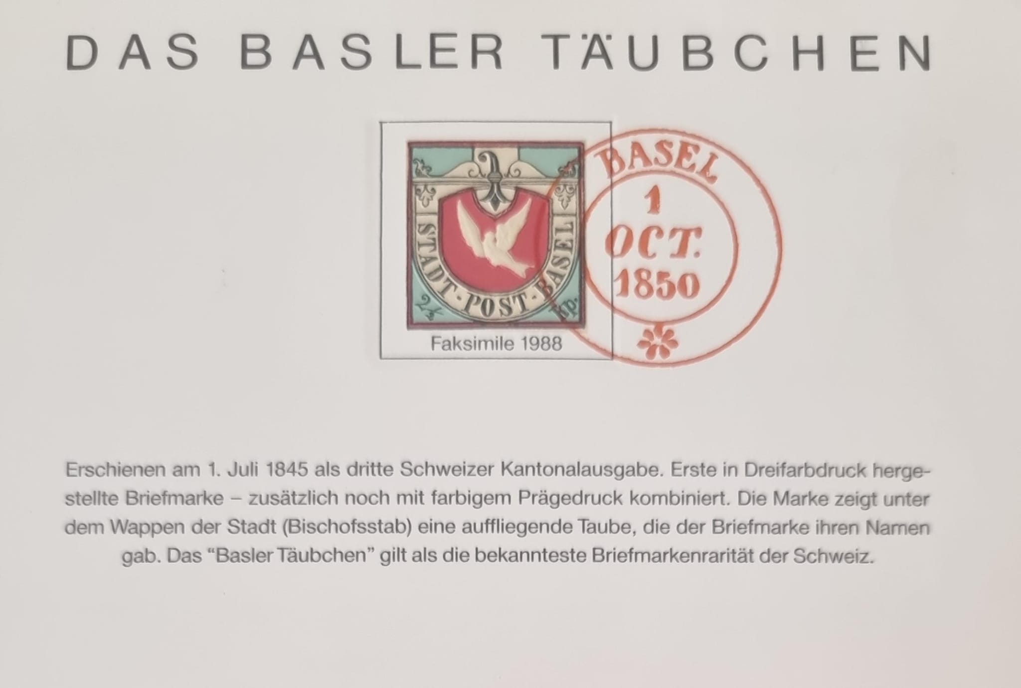 Basler Taube (Fälschung)