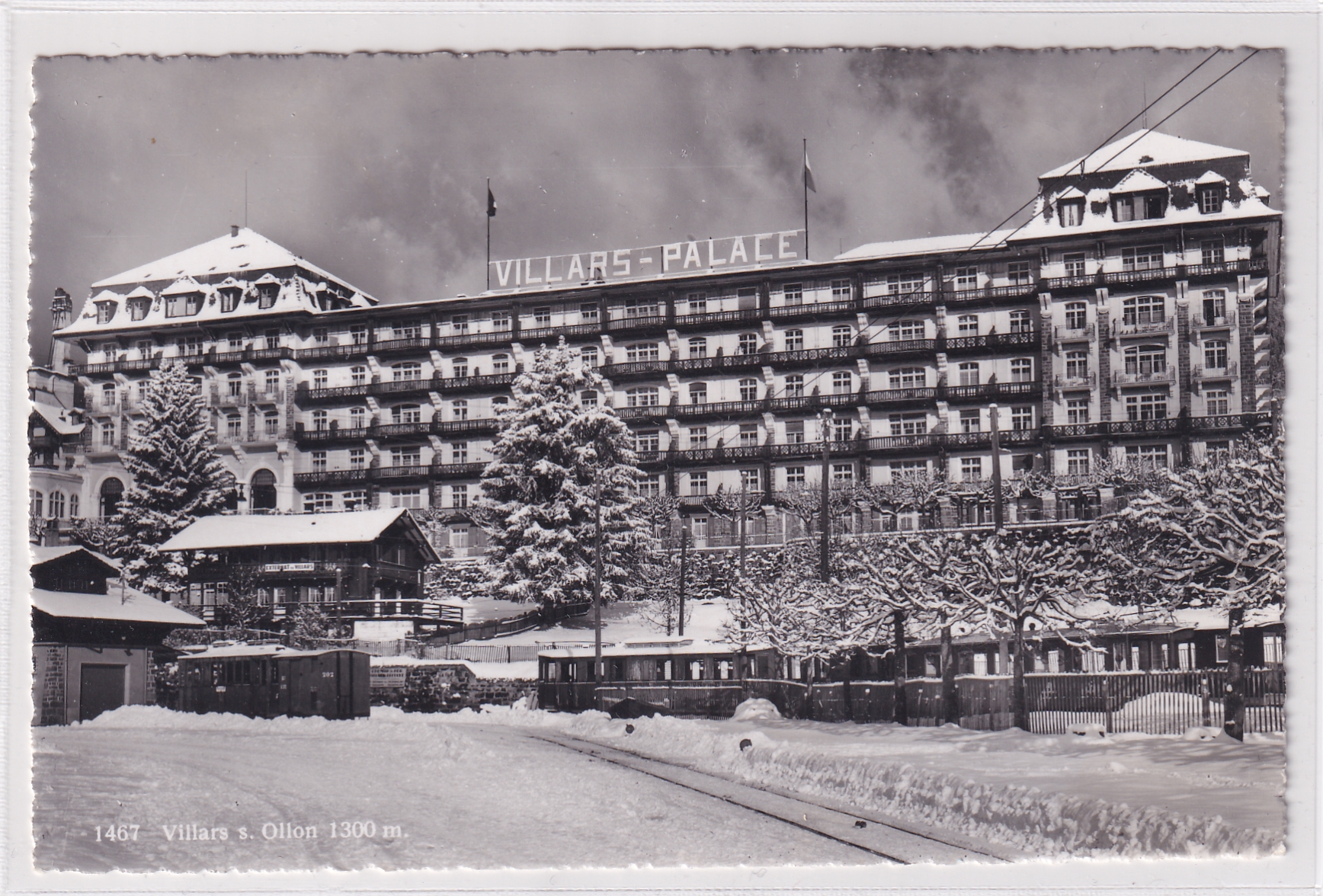 Villars sur Ollon mit Zugskomposation