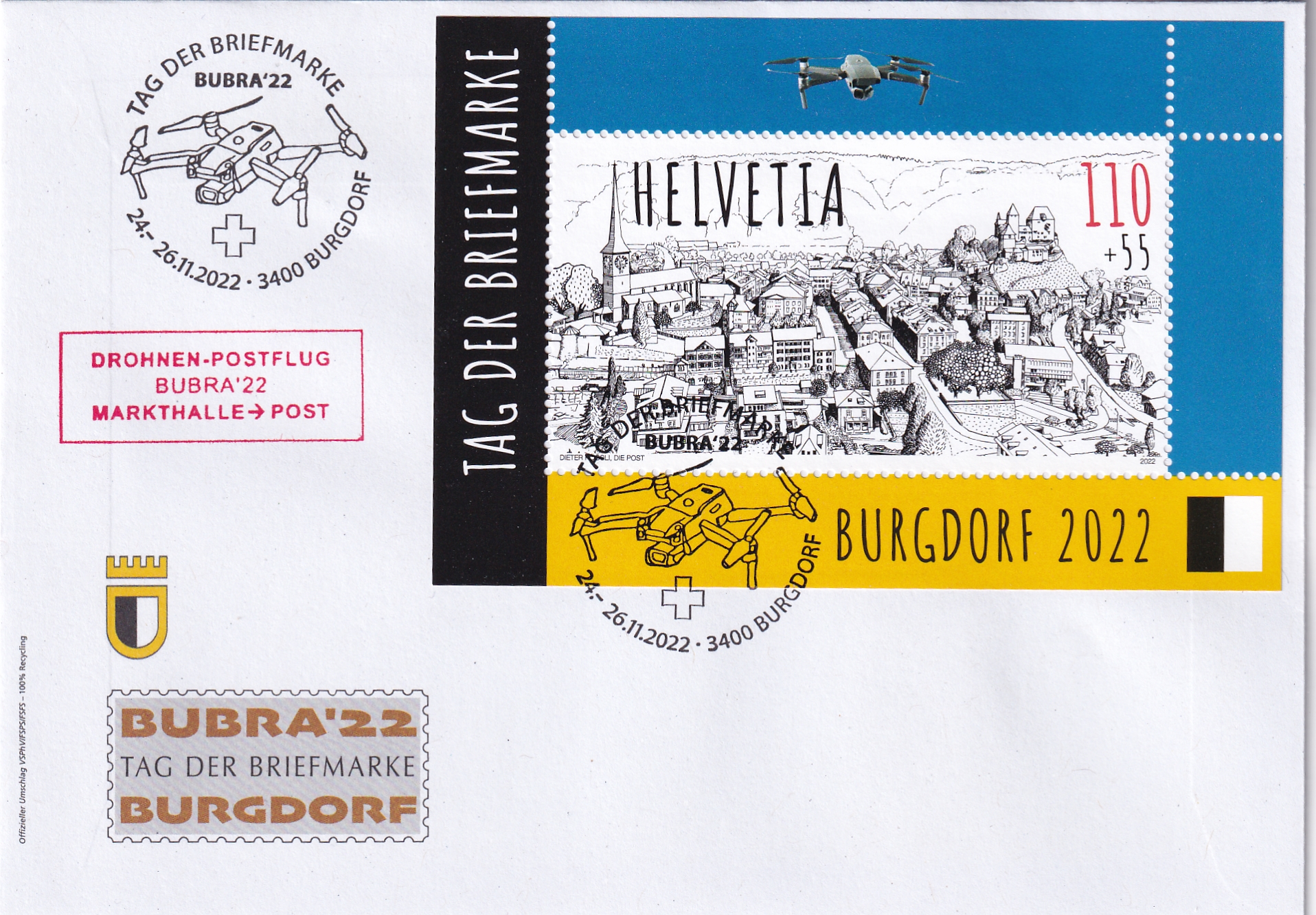 FDC Tag der Briefmarke 2022
