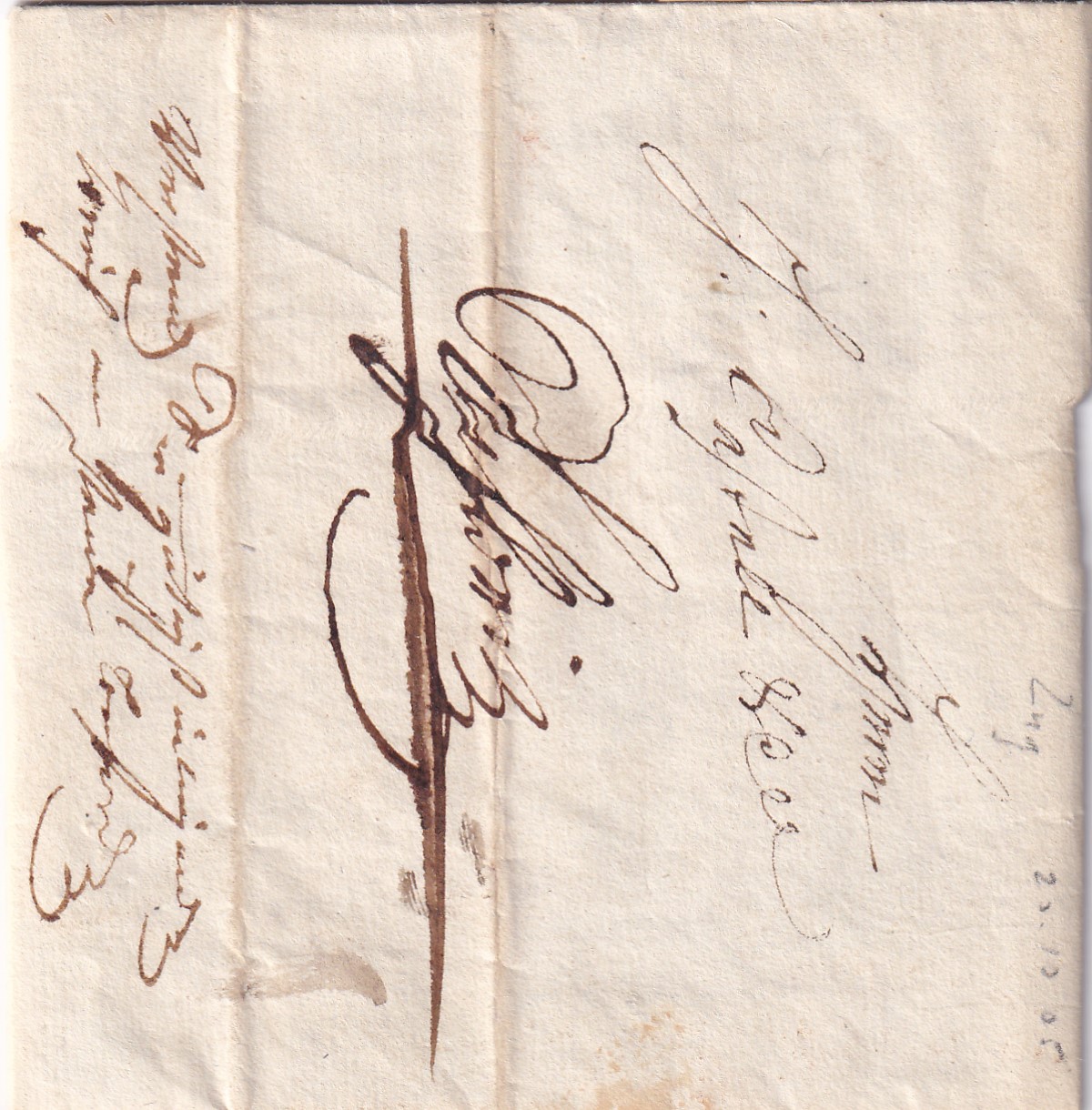 1805 Zug - Schwyz Brief ohne Marken