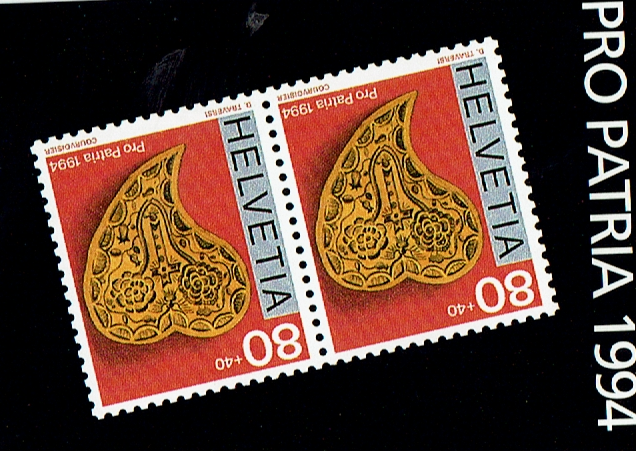 Pro Patria Markenheft 1994 E.T.Stempel