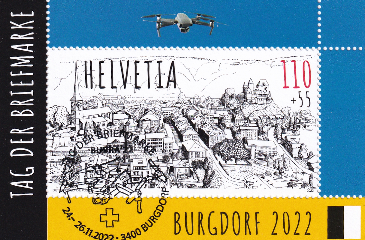 2022 Burgdorf   Tag der Briefmarke Erstagstempel