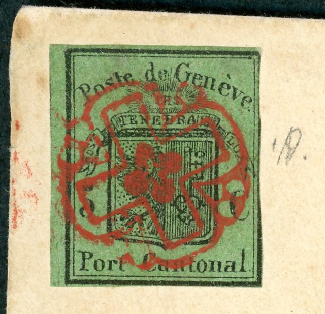 Geneve 1848 Briefumschlag