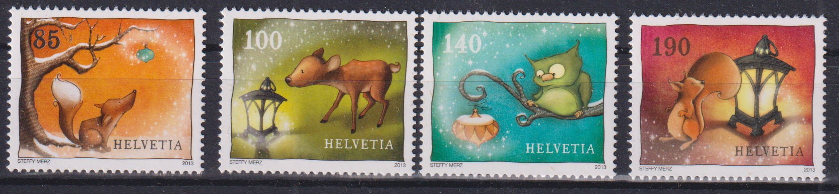 2013 Weihnachten Papieränderung postfrisch