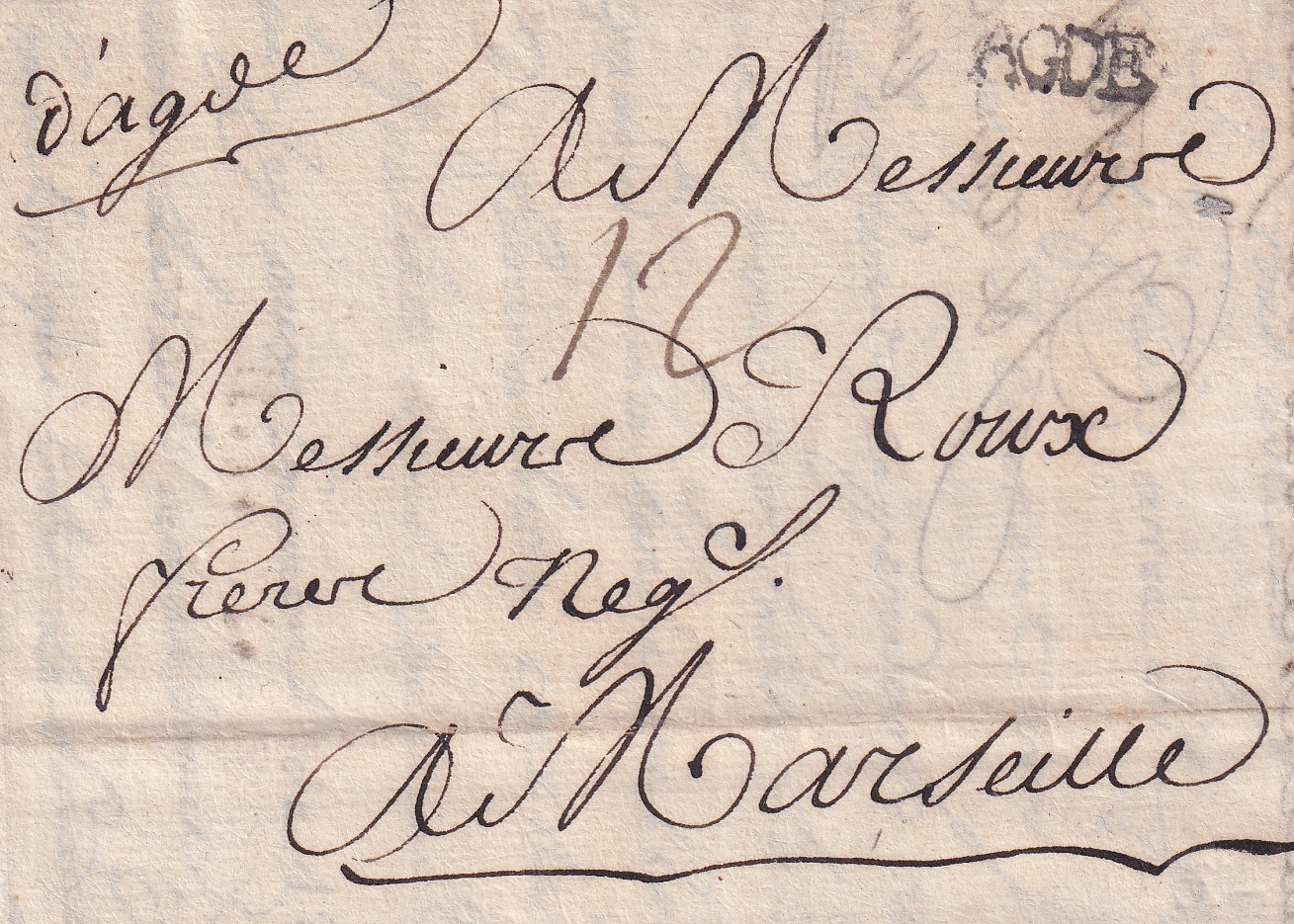 1766 Frankreich AGDE - Marseille Departement 33 No. 8268 /5