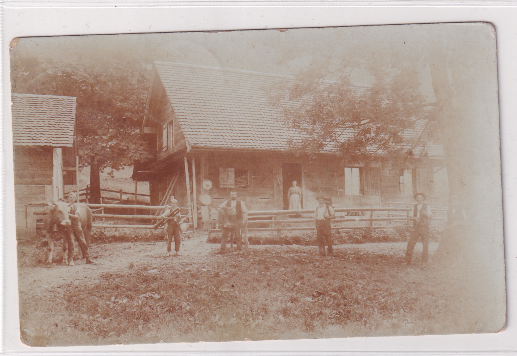Gisikon 10.7.1915 Privates Bauernhaus