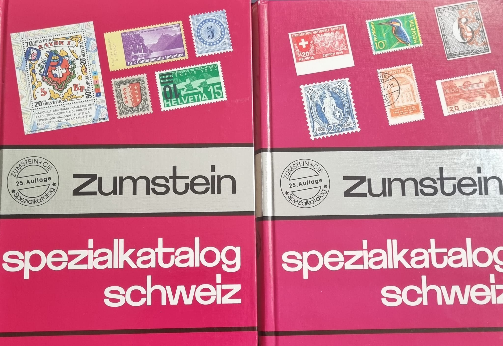 Spezialkatalog Band 1 und Band 2 der Schweizer Briefmarken