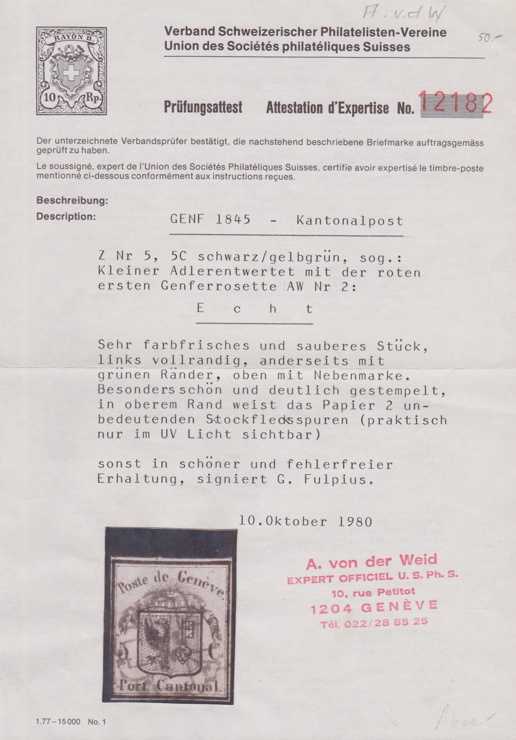 Kantonalpost Genf