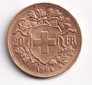 1904 20er Vreneli