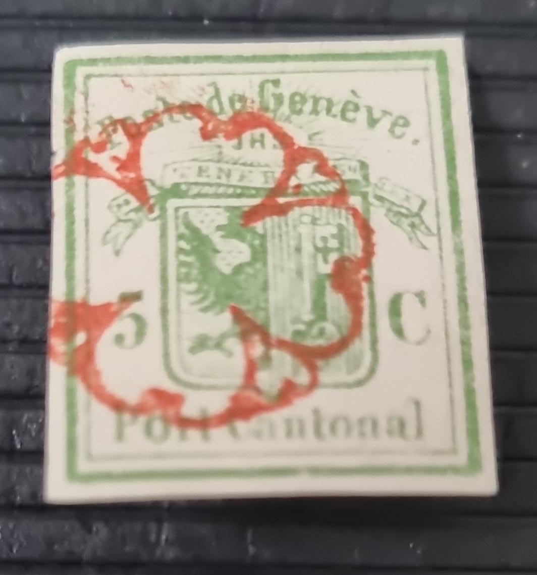 Genfer Ausschnitt mit Roter Rosette von Genf SBK 07