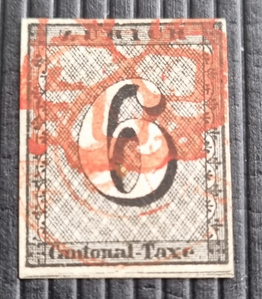 Zürich 6 W Typ II Rote Rossete