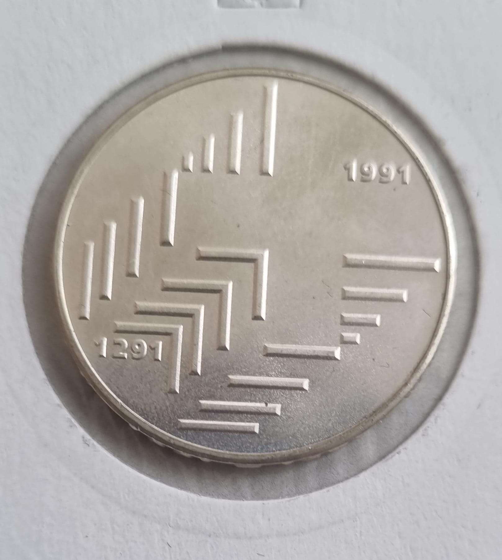 20 Franken Münze 1991