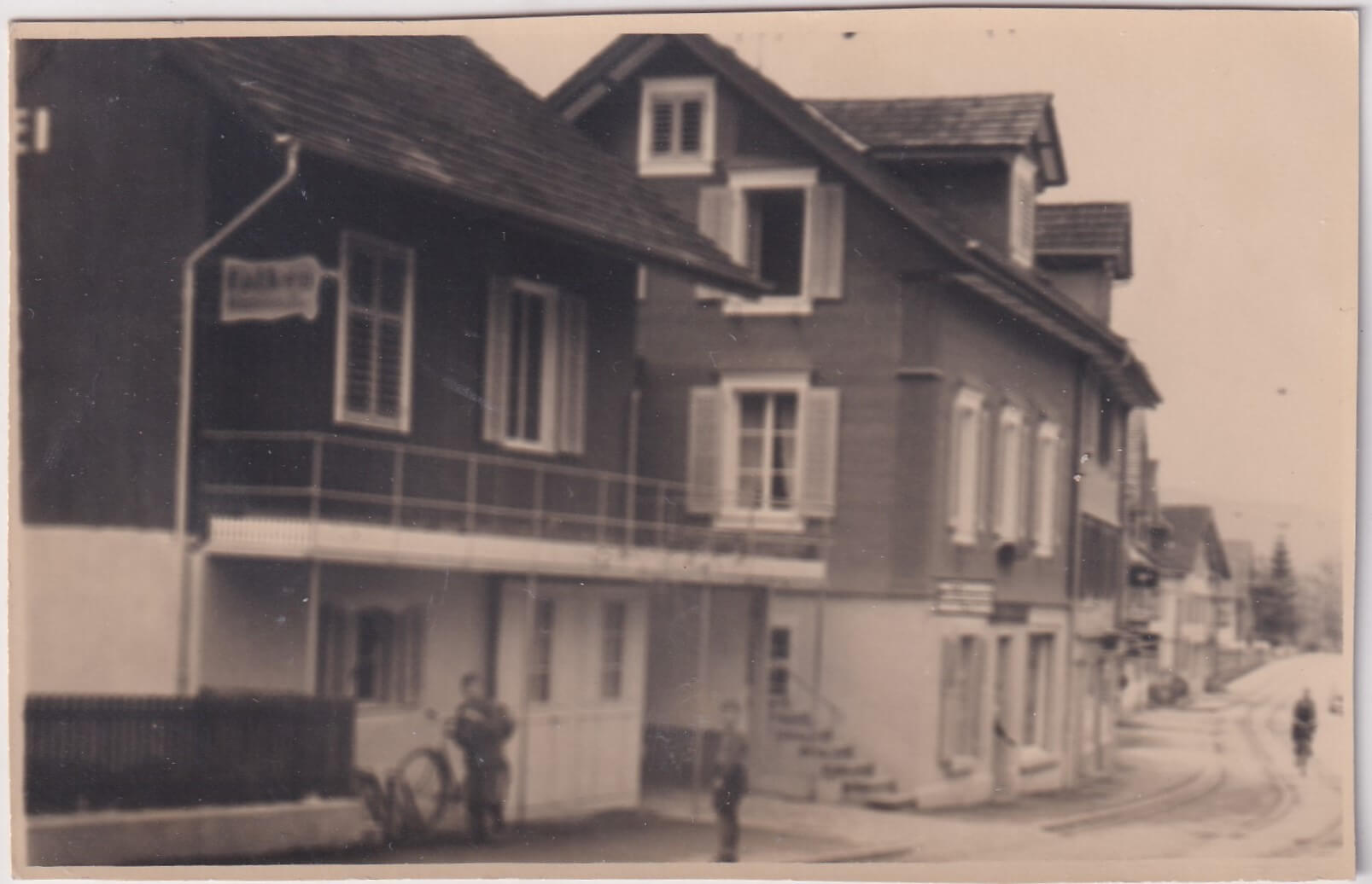 Oberägeri Dorfstrasse gegen Süden