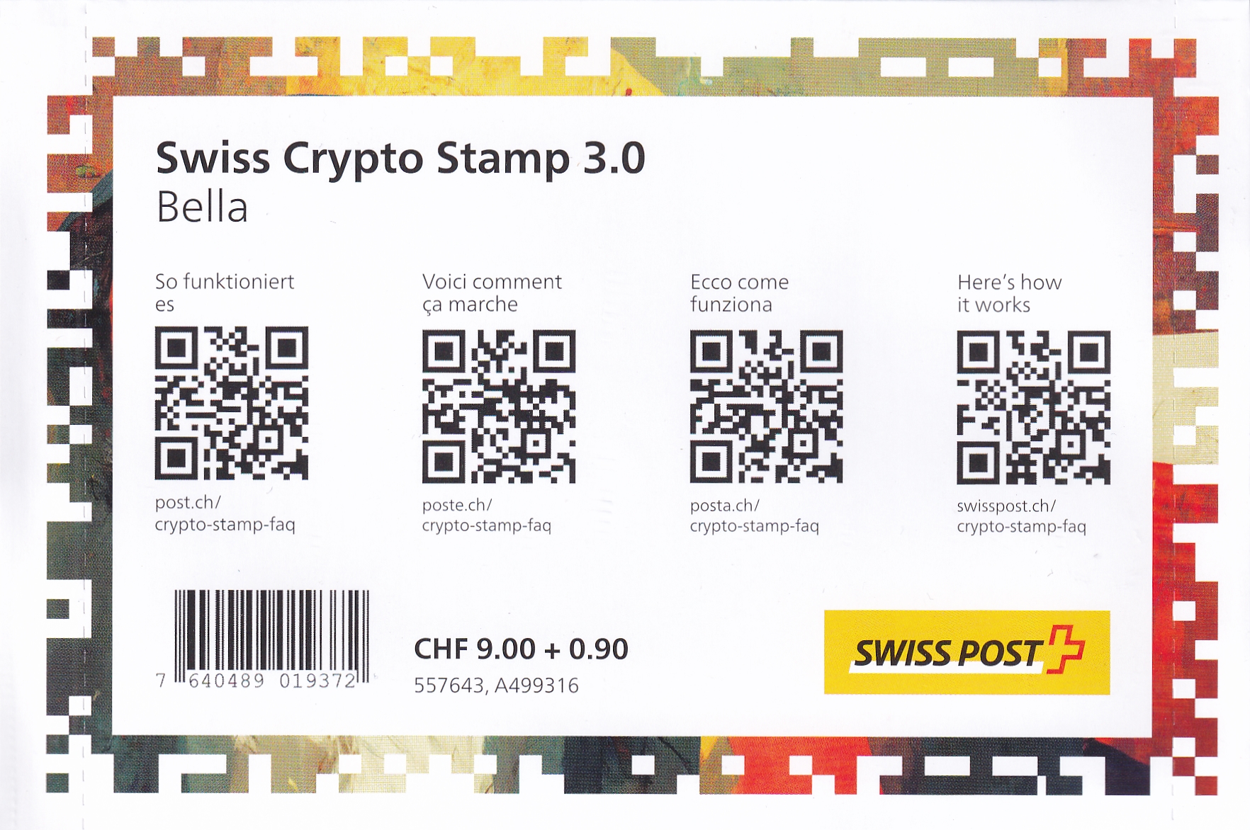 2023 Krypto 3.0 Bella Postfrisch