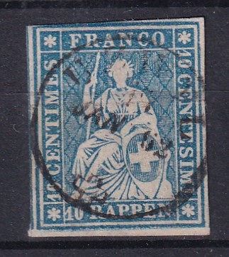 Strubel 23 G (SH 23B4) Vollstempel Uzwil