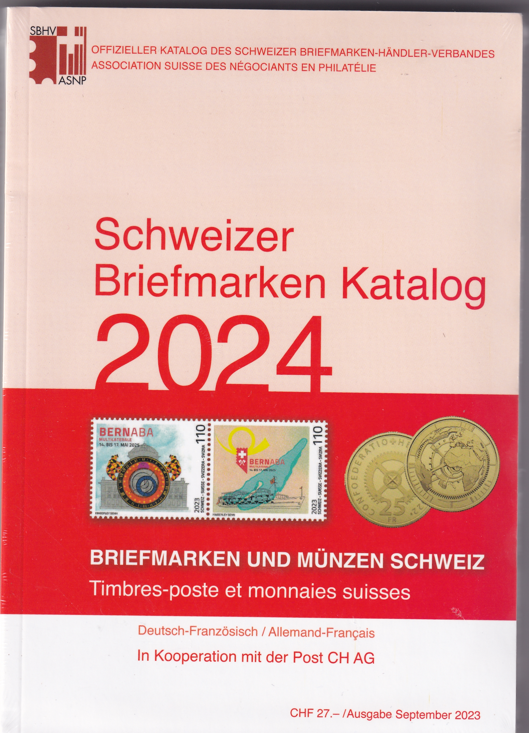 Schweizerischer Briefmarken Katalog  2024