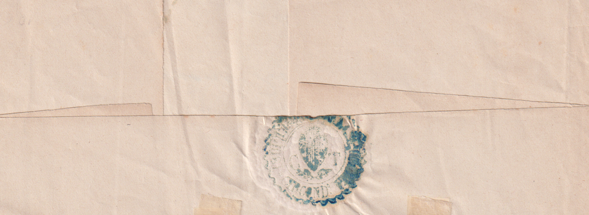 CAVIGIANO auf Streifband vom 10.November 1861 nach Locaron