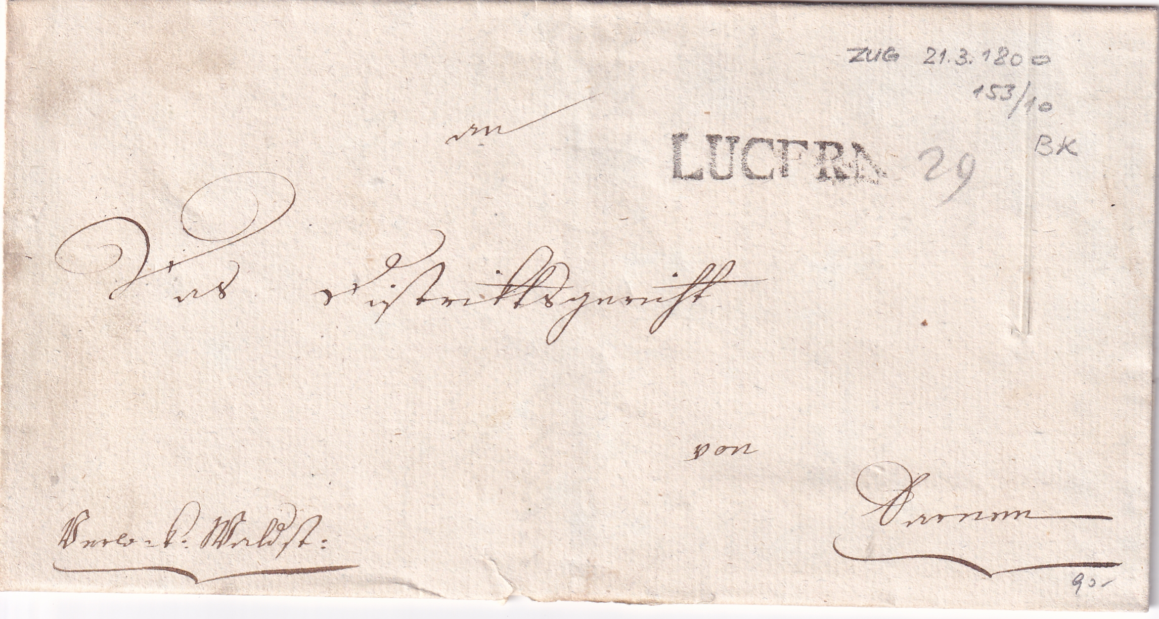 Verwaltungskammer Kanton Waldstätten 21.03.1800