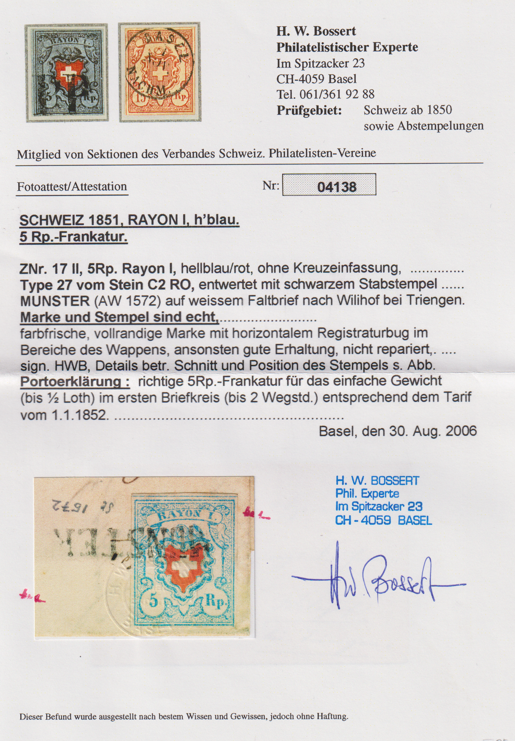 Rayon 17 II Typ27 Brief von Beromünster - Triengen