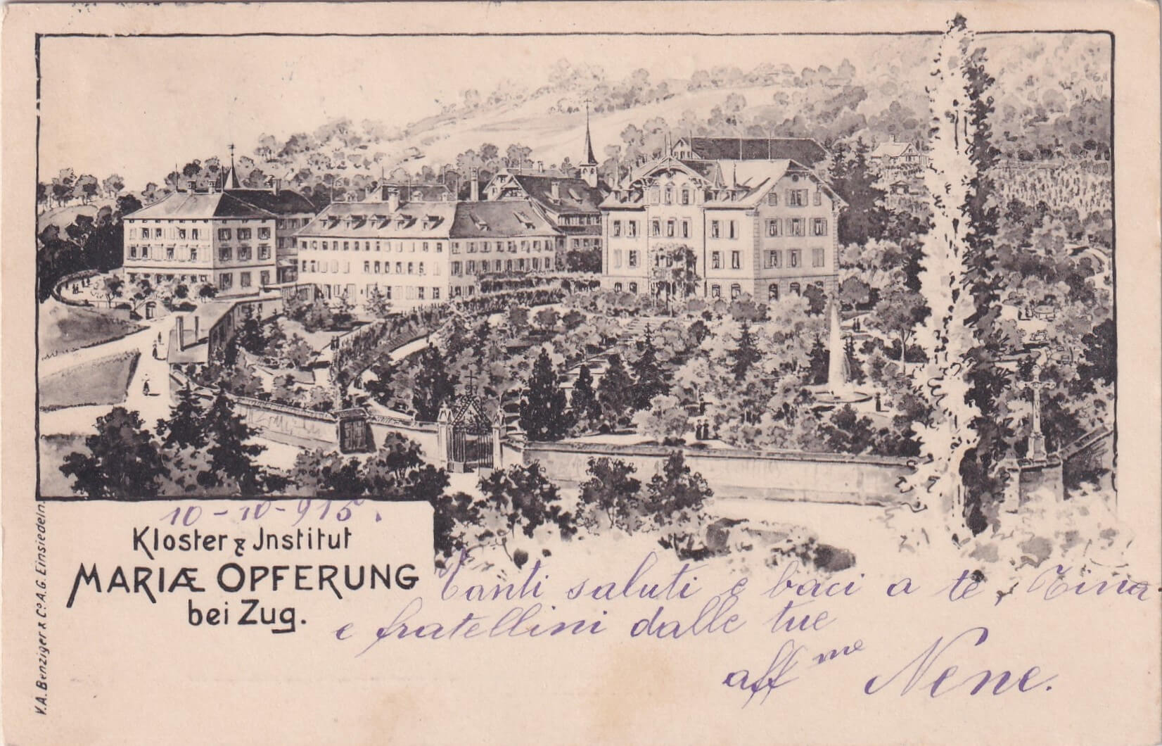 17.10.1915 Kloster u. Institut Maria Opferung