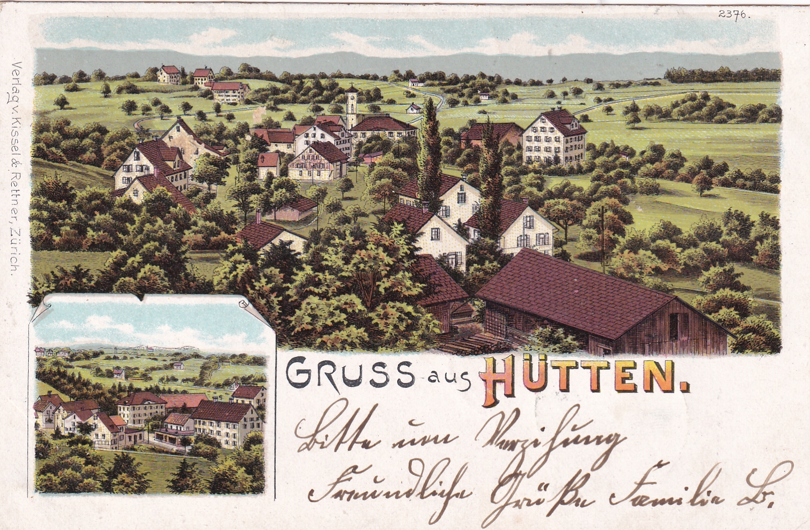 10.09.1900 Gruss aus Hütten