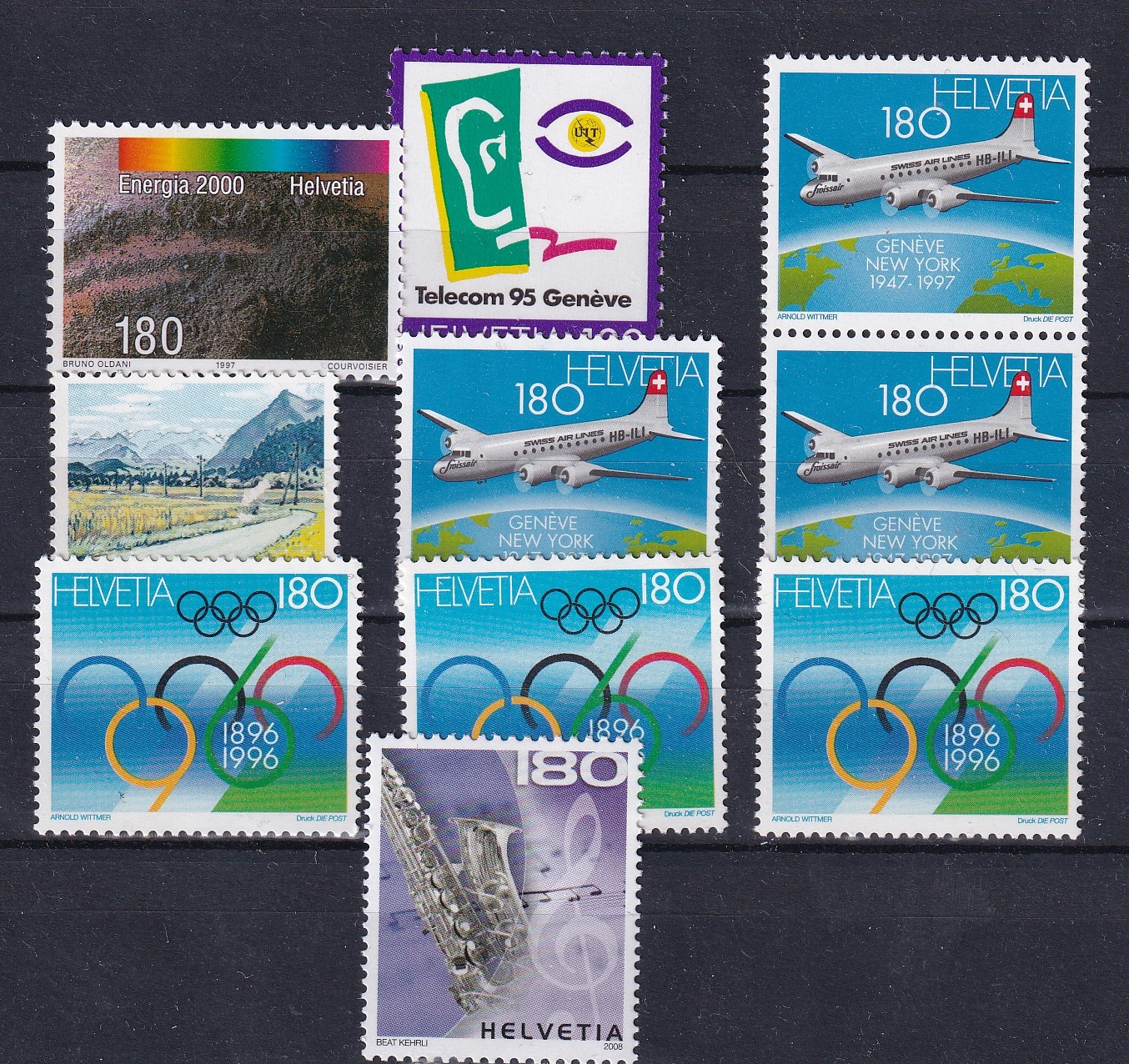 Frankatur - CHF 1.80er Werte