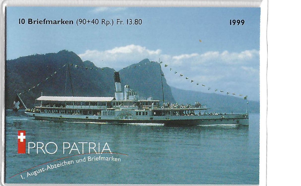 Pro Patria Markenheft 1999 E.T.Stempel