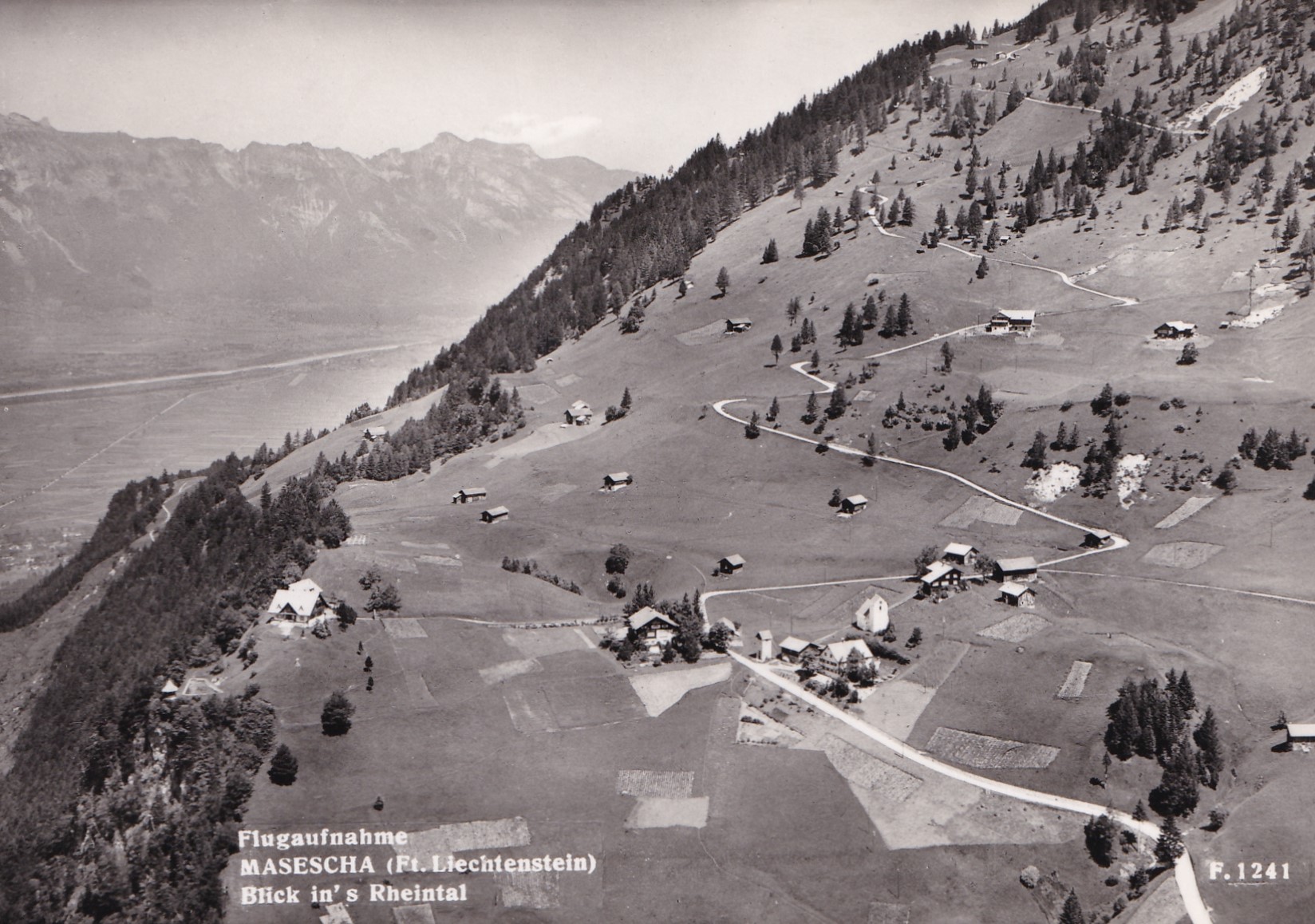 Liechtenstein: Flugaufnahme Masescha