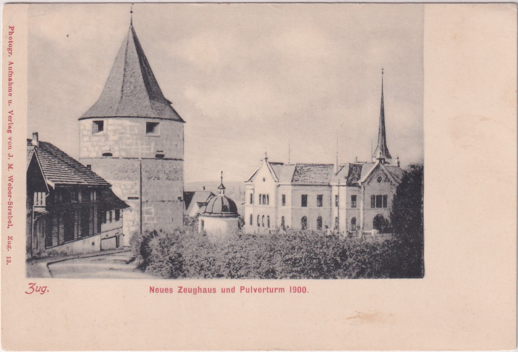 1900 Neues Zeughaus und Pulverturm ungelaufen