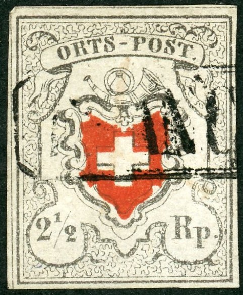 Orts-Post Type 35 der  13I mit Kreuzeinfassung