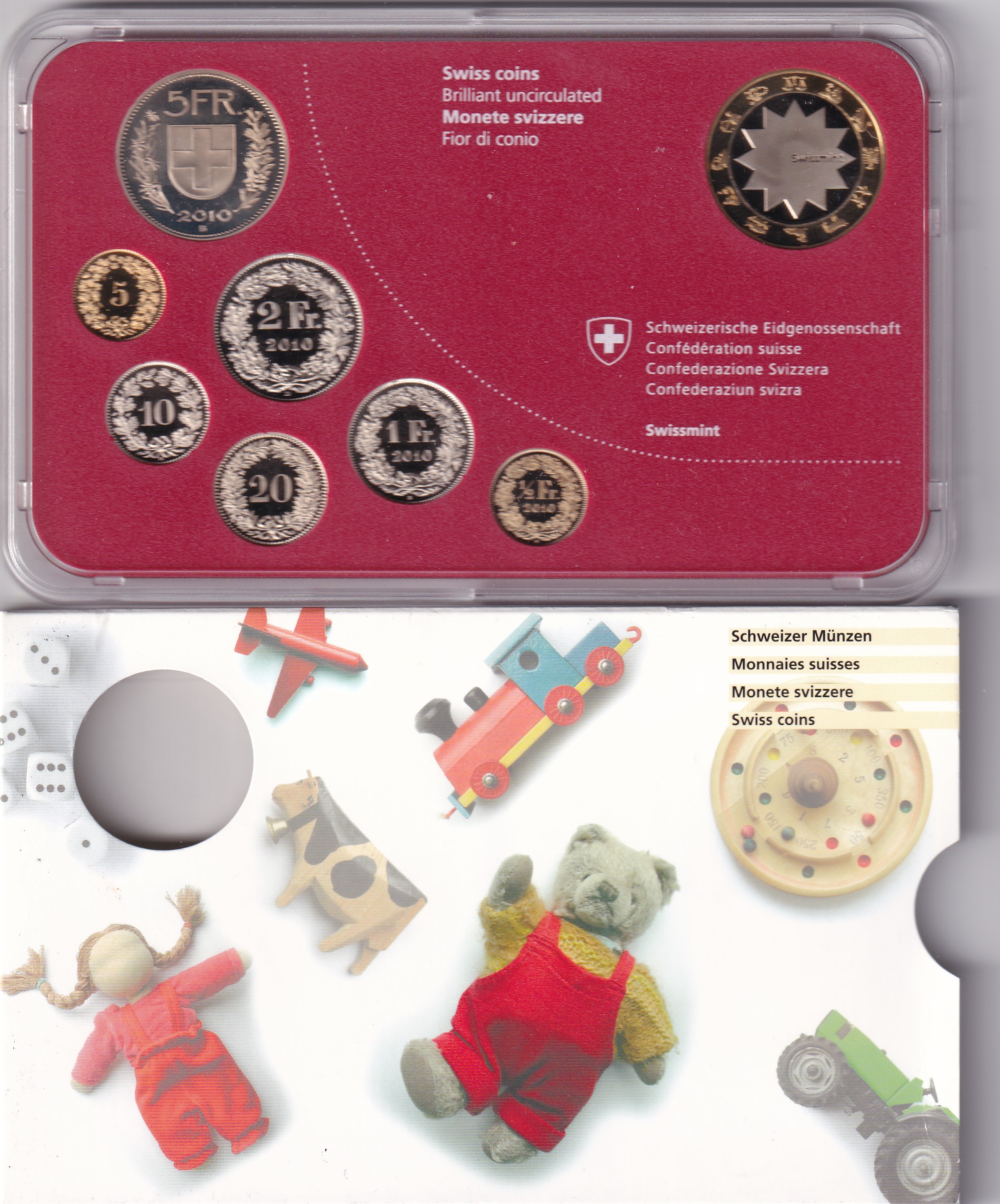 Schweizer Baby-Münzsätze 1990