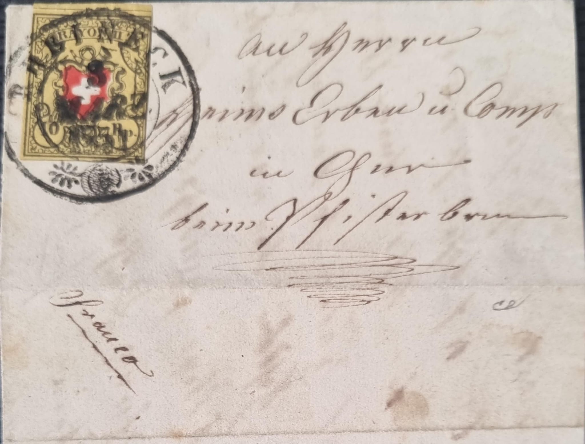 Rayon 16 II braun gelb Stein B