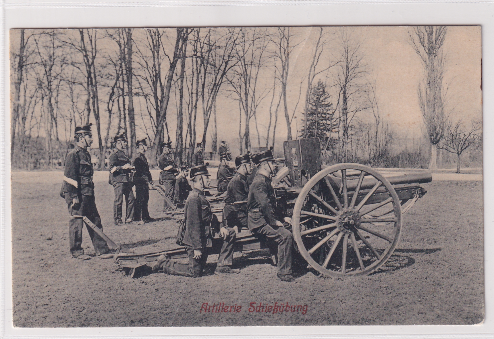 Artilerie Schiessübung RS Im Jahre 1916