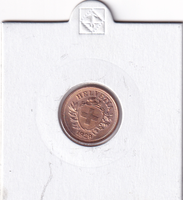 1914 1 Rappen Stück  schön