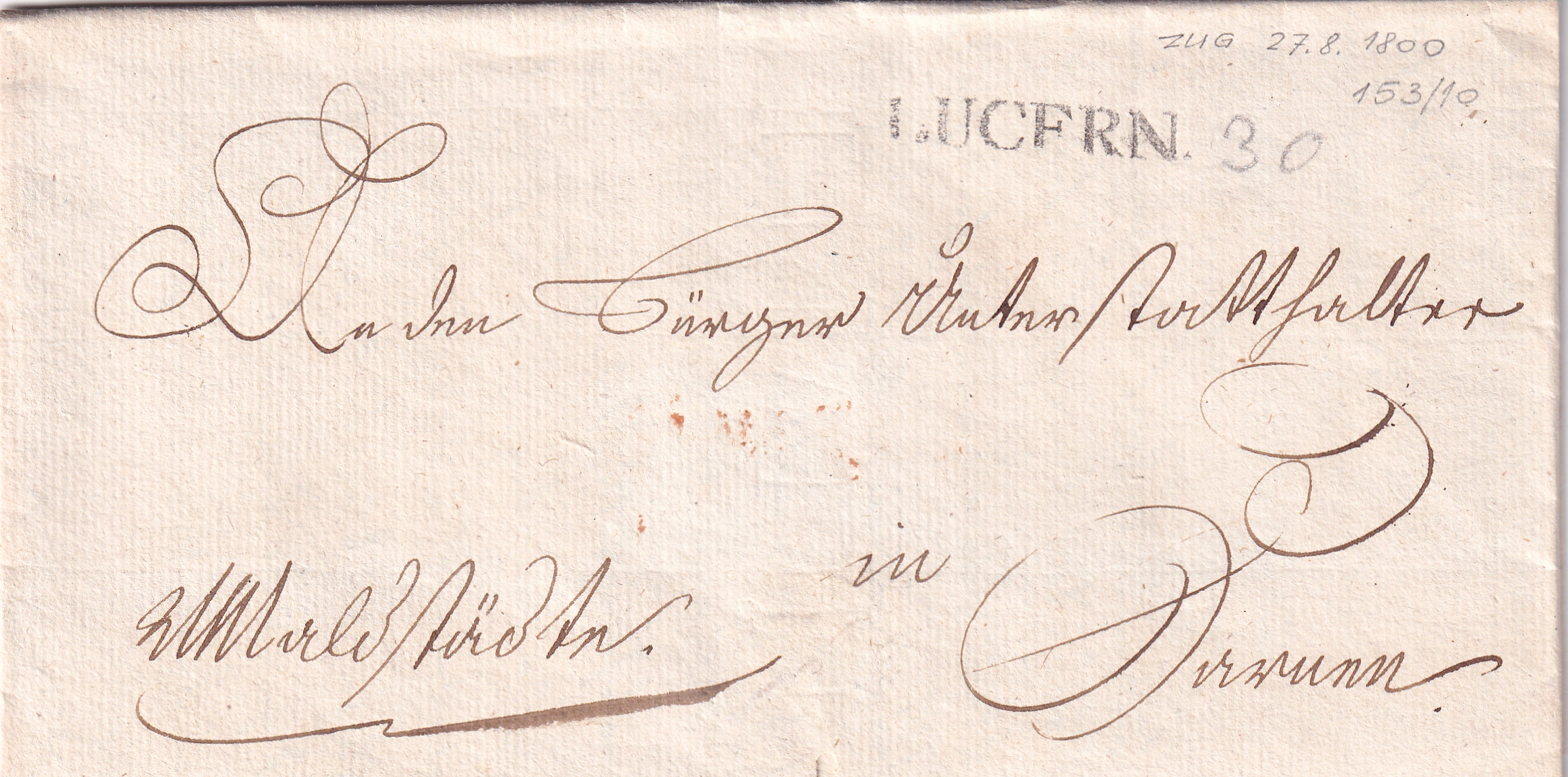 Verwaltungskammer Kanton Waldstätten 27.08.1800