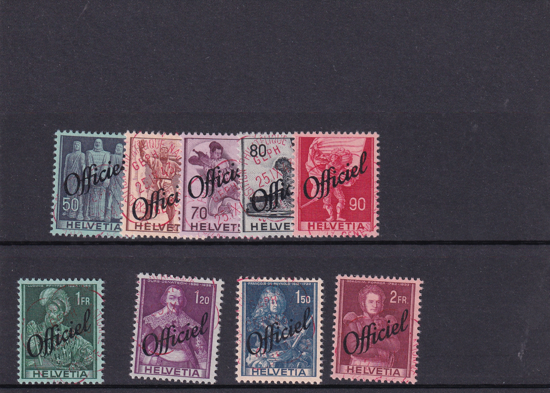 Verwaltung "Offiziel" SBK Nr. 55 -63 Postfrisch