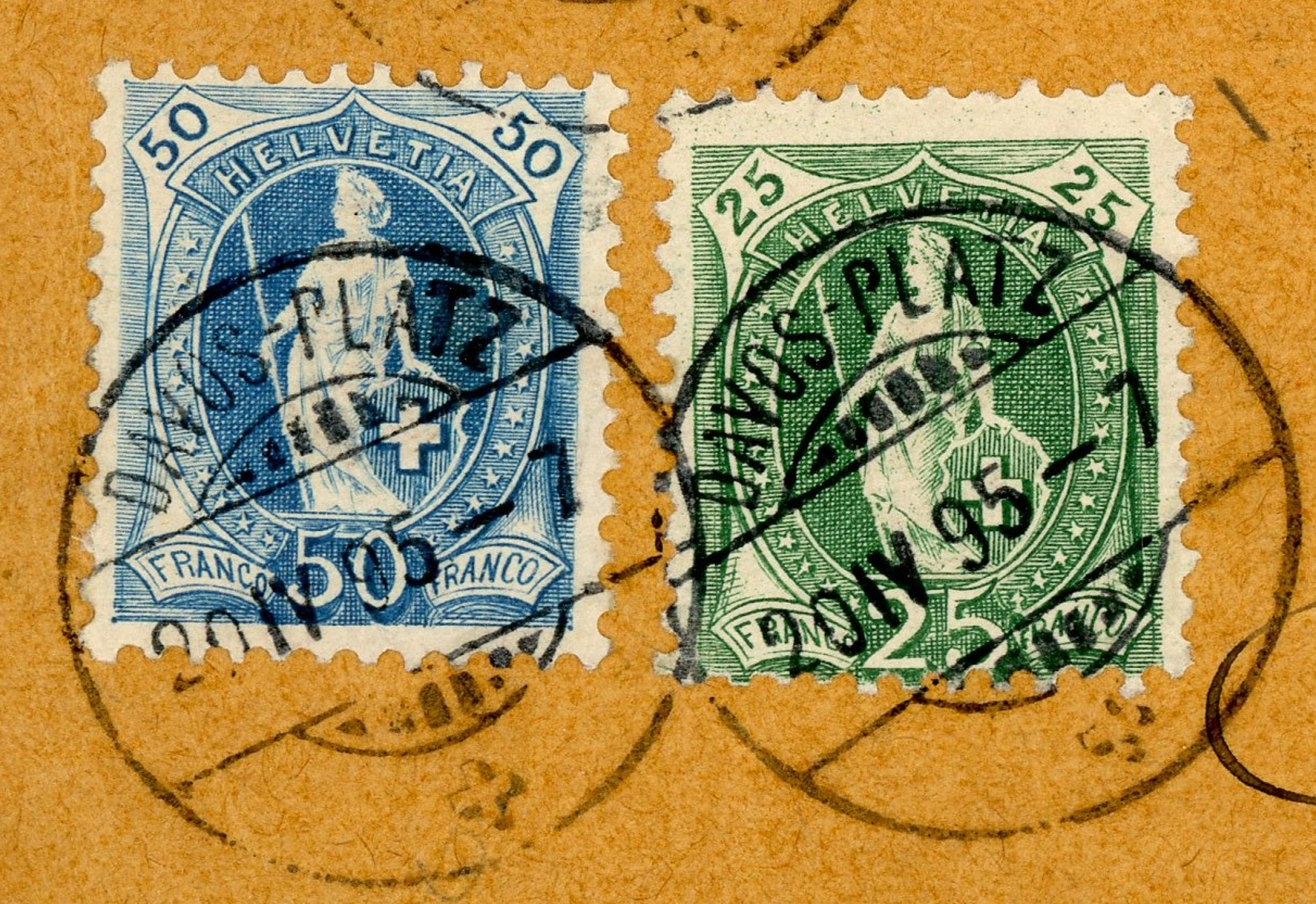 STEHENDE HELVETIA Brief